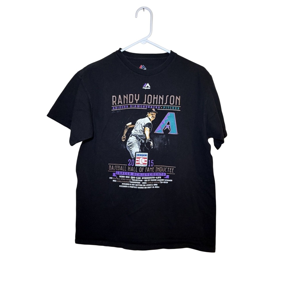 Arizona Diamondbacks MLB Mens Randy Johnson Hall Of Fame T Shirt - Mens M
